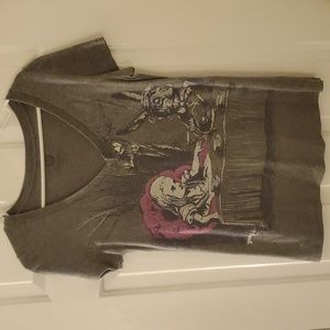 Alice In Wonderland V-Neck tee